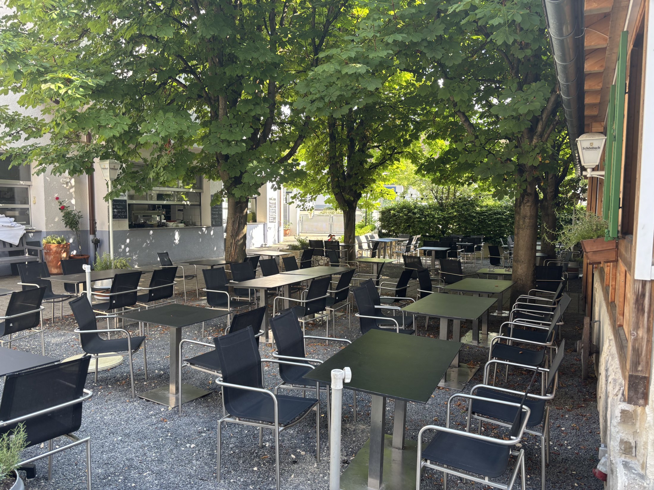 Biergarten und Stadl